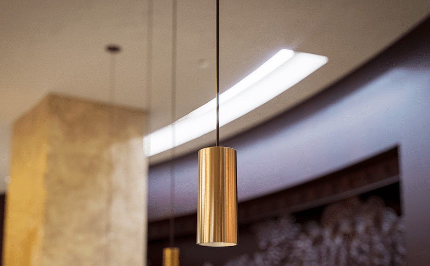 Cylindrical Lighting mobile home