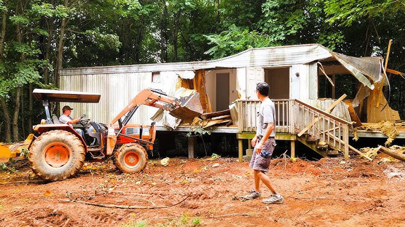 free mobile home removal